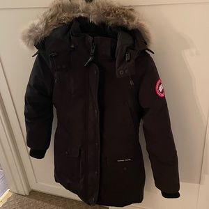 Black Canada Goose Trillium Parka Fusion Fit Heritage